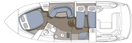 Sunseeker Portofino Layout